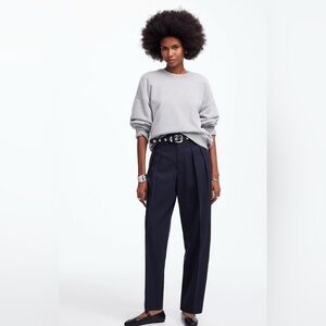 NWT Madewell pleated carrot trouser